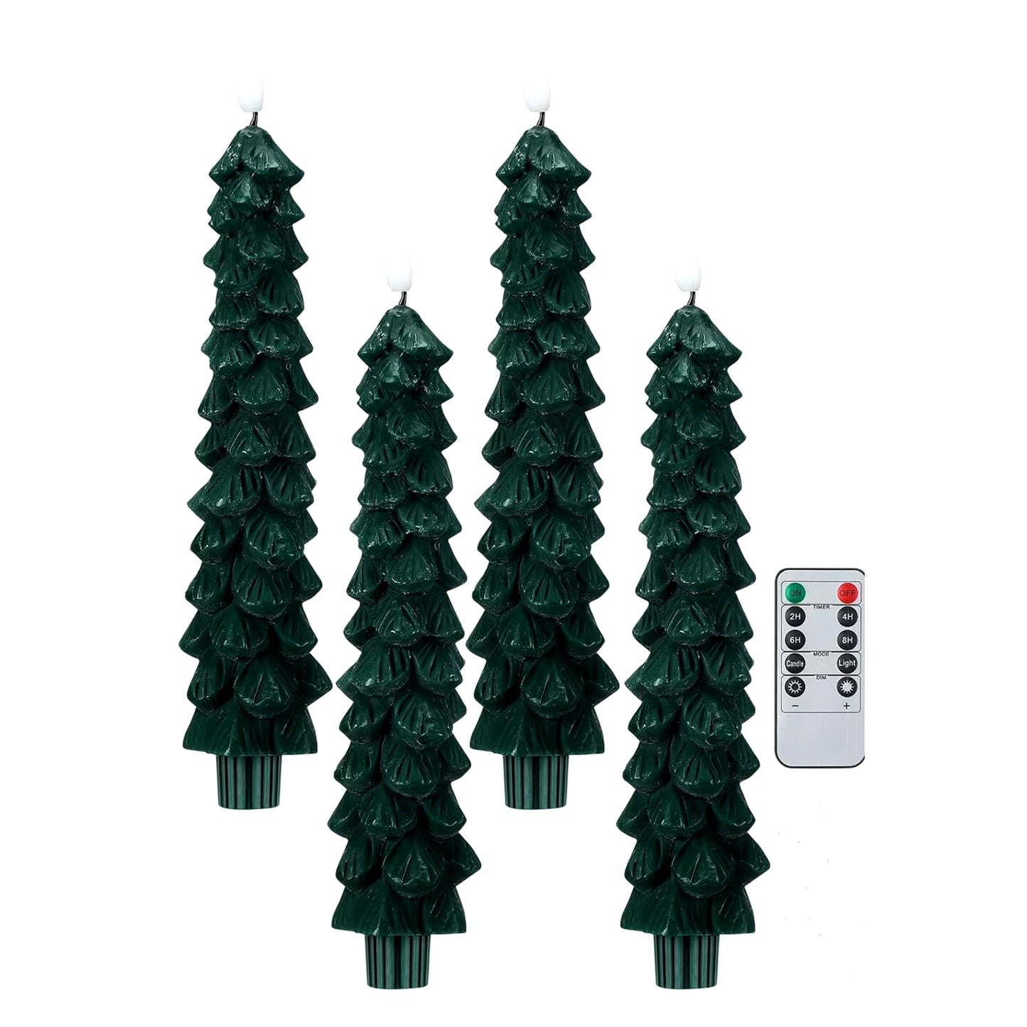 LED Flameless Christmas Tree Pinecone Candles