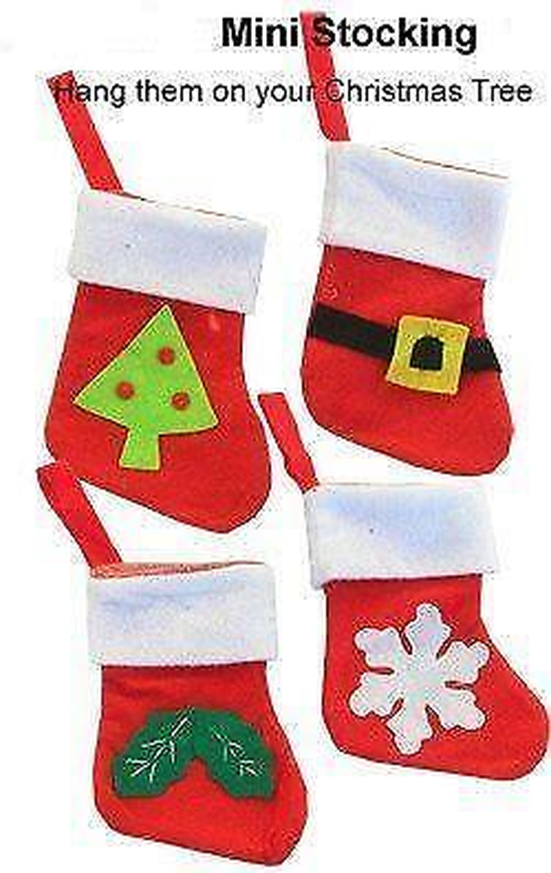 Mini Stocking Christmas Tree Decoration