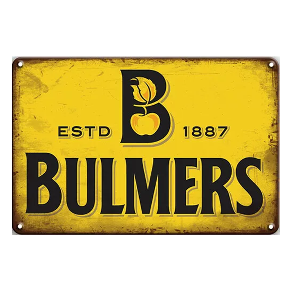 Bulmers Established 1887 Retro Aluminium Sign 20cm x 30cm