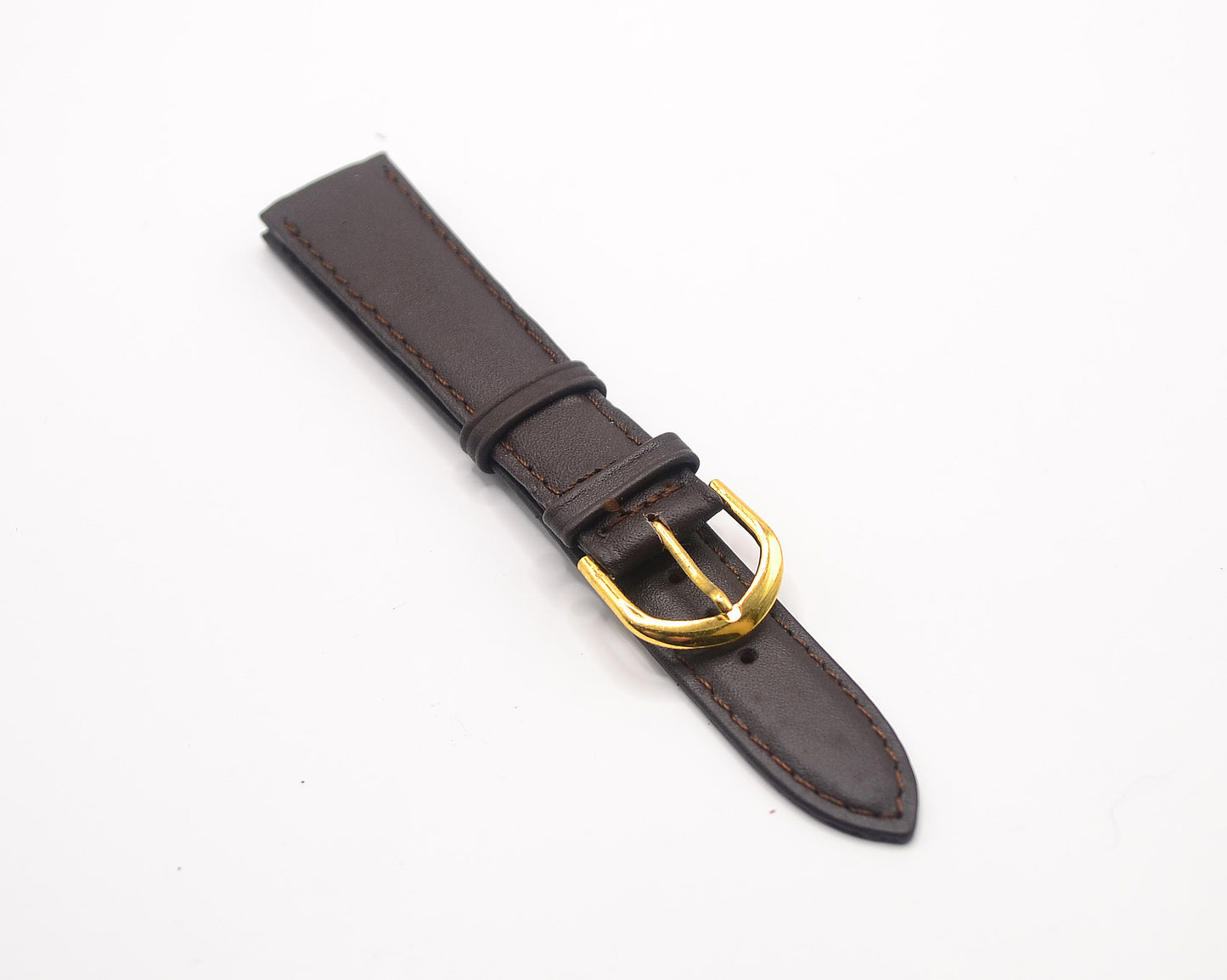 20mm Brown Leather Watch Strap