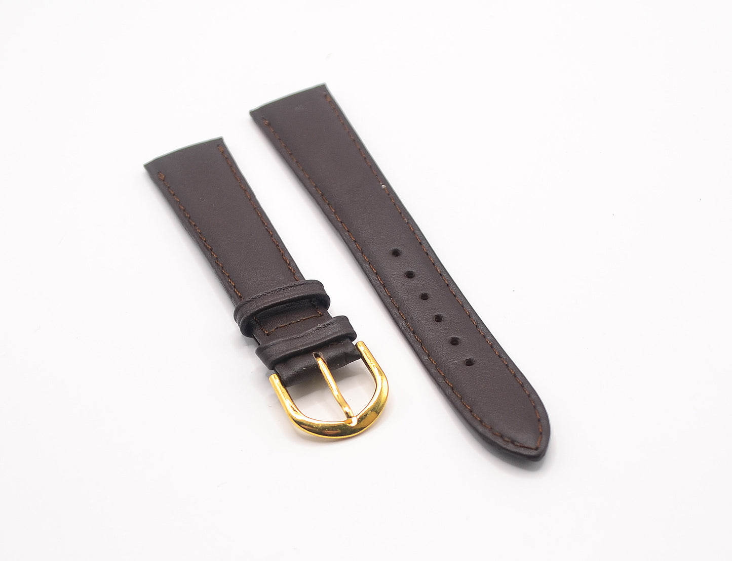 20mm Brown Leather Watch Strap