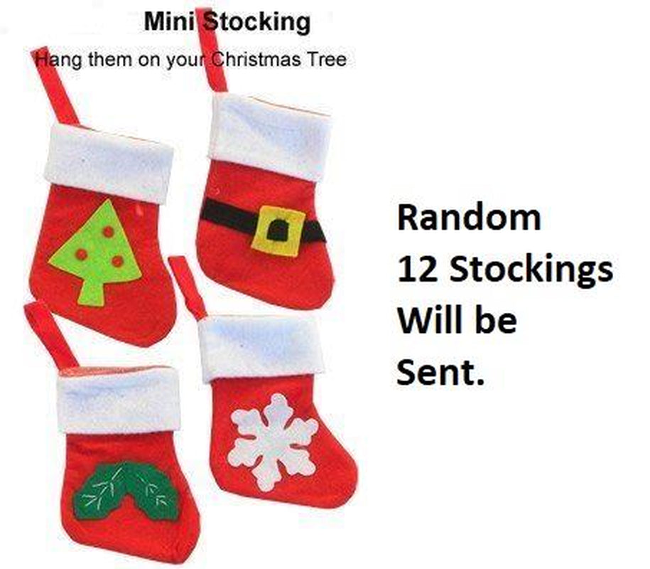 Mini Stocking Christmas Tree Decoration